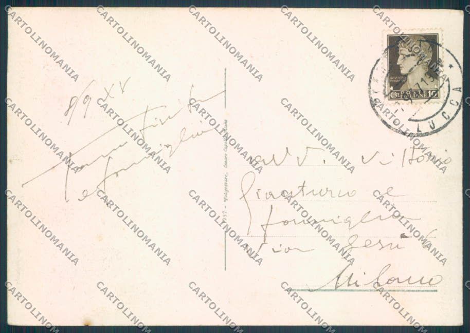 Lucca Viareggio ABRASA FG cartolina ZF8700 – retro