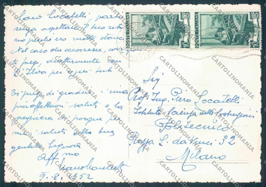 Lucca Viareggio FG cartolina ZF8702 – retro