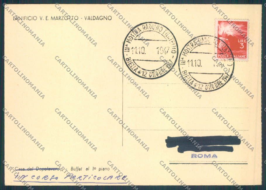 Vicenza Valdagno FG cartolina ZF8710 – retro