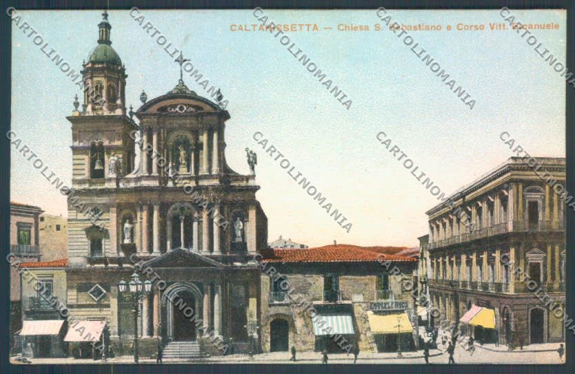 Caltanissetta Città cartolina ZG0004 – fronte