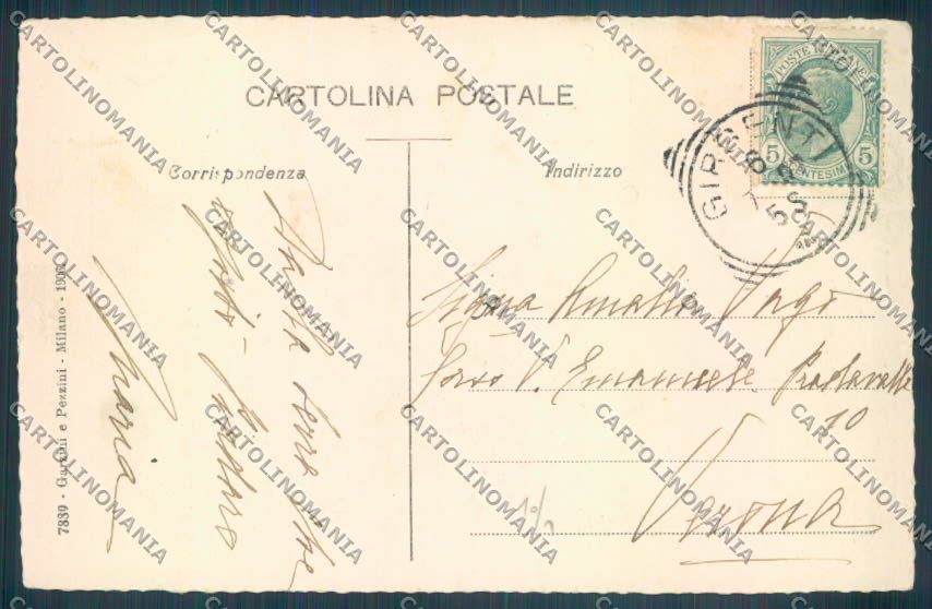 Agrigento Girgenti cartolina ZG0025 – retro