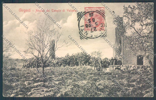 Agrigento Girgenti SCOLLATA cartolina ZG0029 – fronte