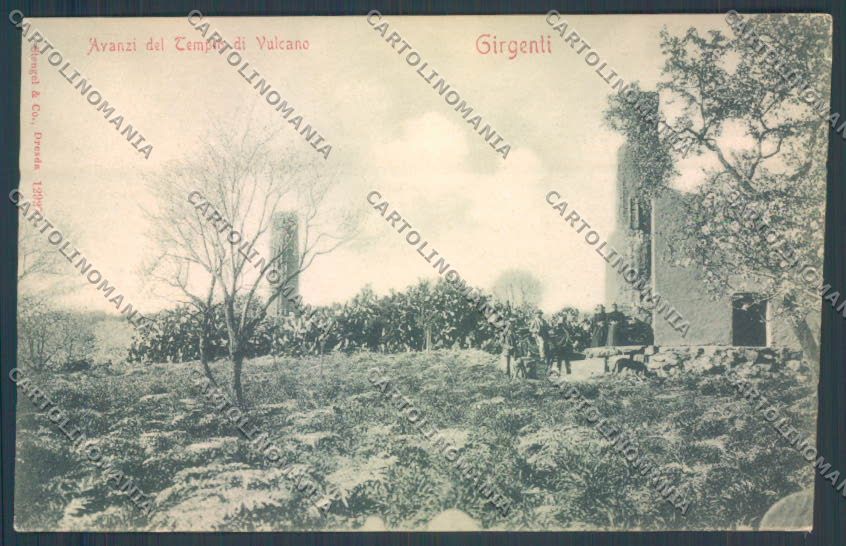 Agrigento Girgenti cartolina ZG0031 – fronte