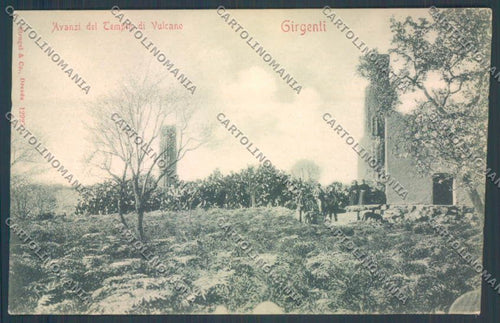 Agrigento Girgenti cartolina ZG0031 – fronte