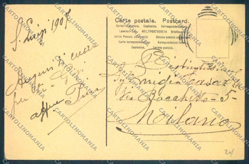 Agrigento Girgenti cartolina ZG0035 – retro