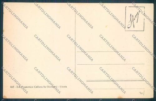 Agrigento Licata cartolina ZG0042 – retro