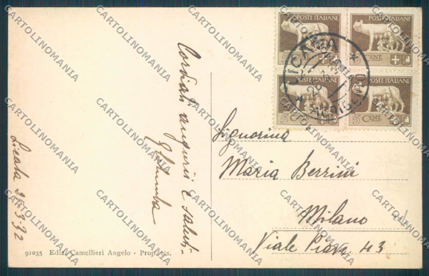 Agrigento Licata cartolina ZG0043 – retro