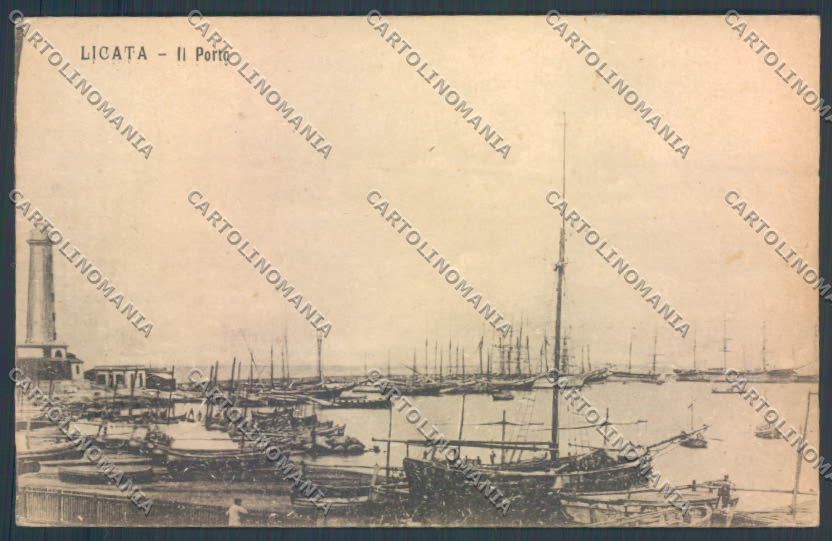 Agrigento Licata cartolina ZG0045 – fronte
