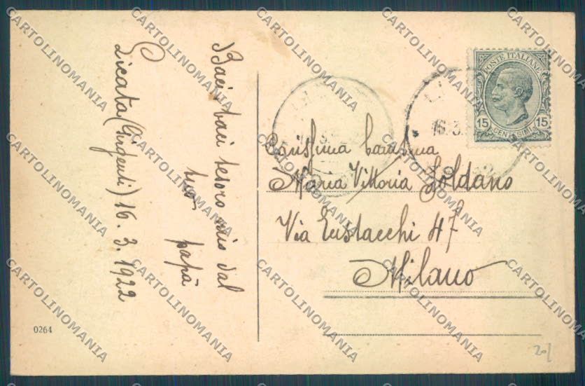 Agrigento Licata cartolina ZG0045 – retro