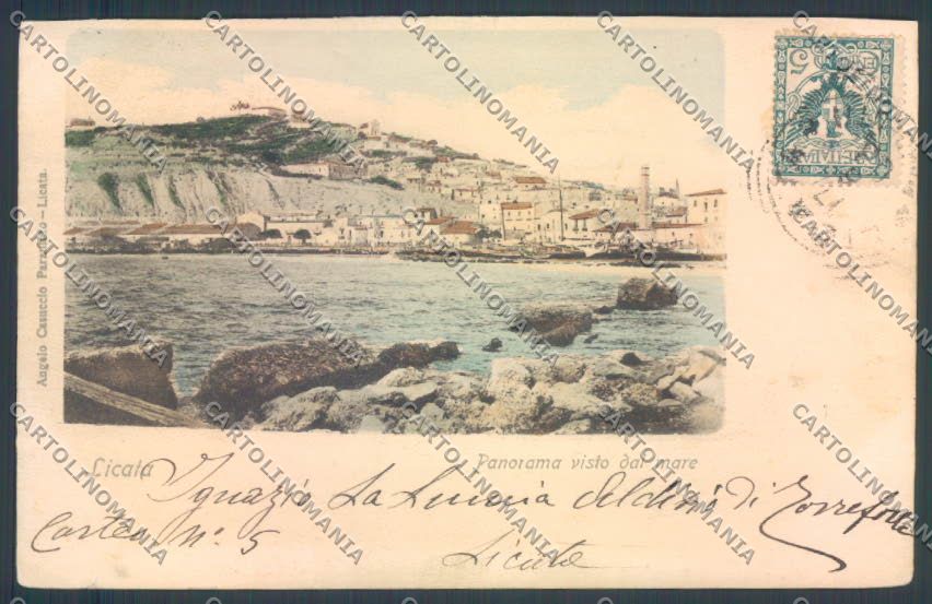 Agrigento Licata SCOLLATA cartolina ZG0047 – fronte