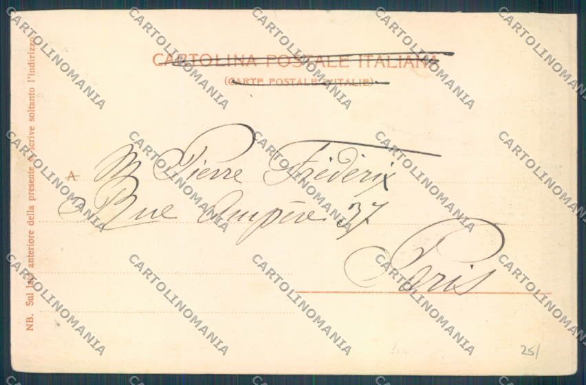 Agrigento Licata SCOLLATA cartolina ZG0047 – retro