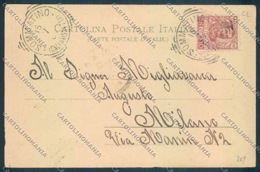 Caltanissetta Sommatino cartolina ZG0075 – retro
