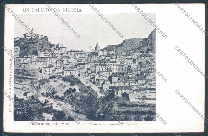 Enna Nicosia cartolina ZG0079 – fronte