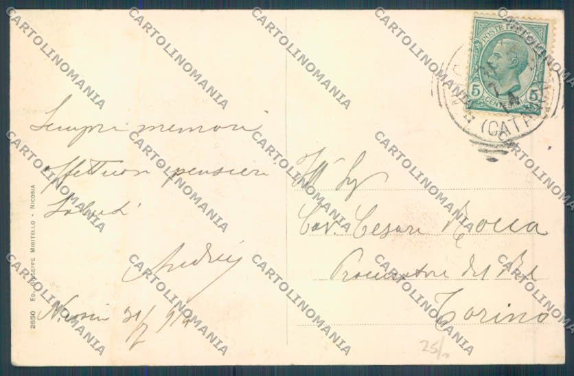 Enna Nicosia cartolina ZG0080 – retro