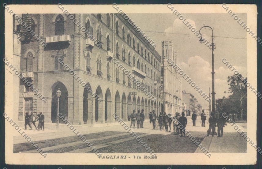 Cagliari città SCOLLATA cartolina ZG0097 – fronte