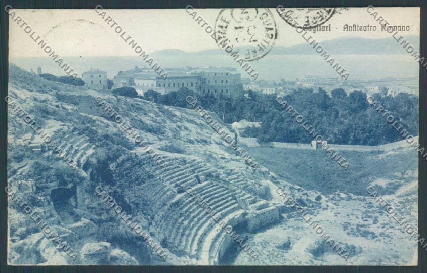 Cagliari città Anfiteatro Romano cartolina ZG0111 – fronte
