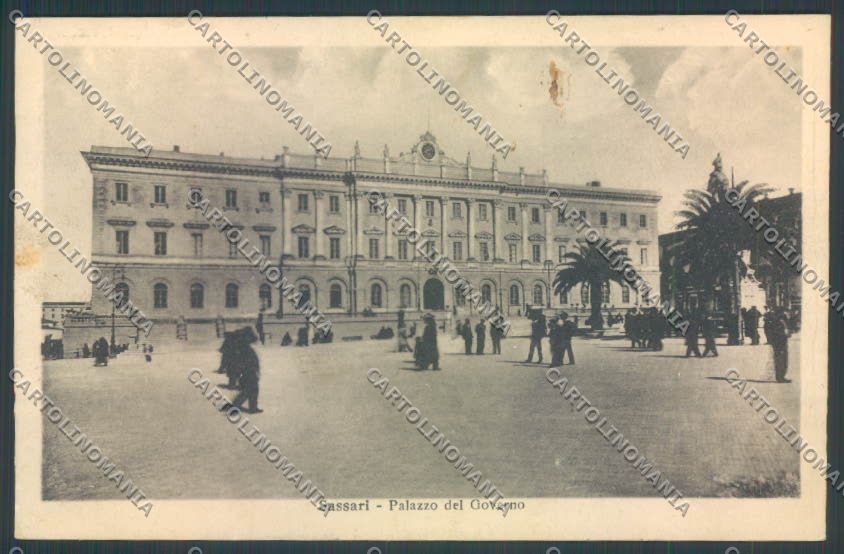 Sassari città Palazzo Governo cartolina ZG0114 – fronte
