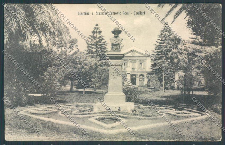 Cagliari città Verdi Stazione cartolina ZG0116 – fronte