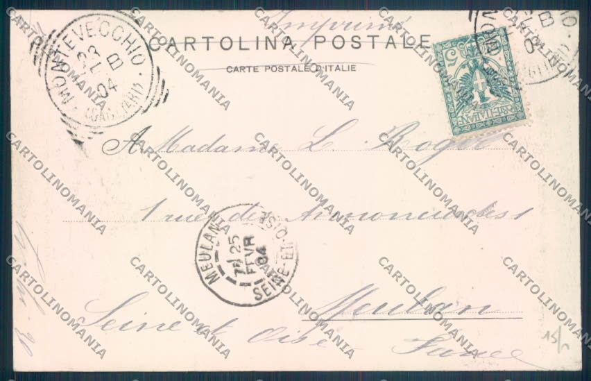 Cagliari città Palazzo Zedda cartolina ZG0126 – retro