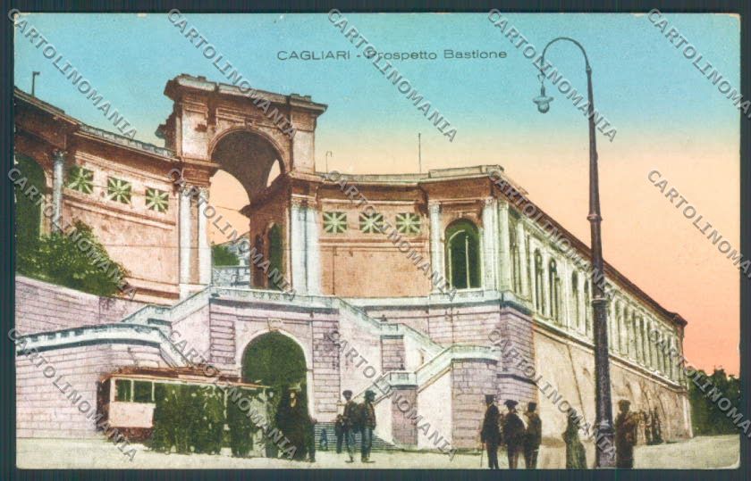 Cagliari città Tram cartolina ZG0138 – fronte