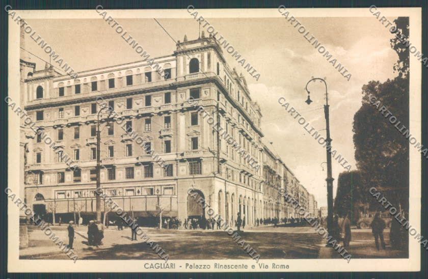 Cagliari città Via Roma cartolina ZG0142 – fronte