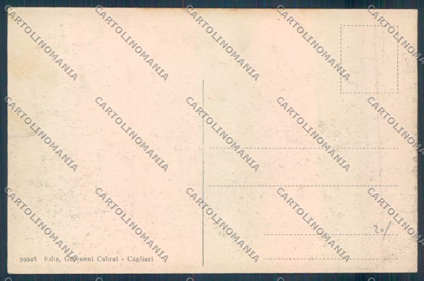 Cagliari città Darsena cartolina ZG0155 – retro