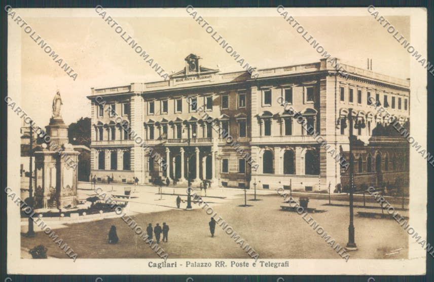 Cagliari città Poste cartolina ZG0166 – fronte