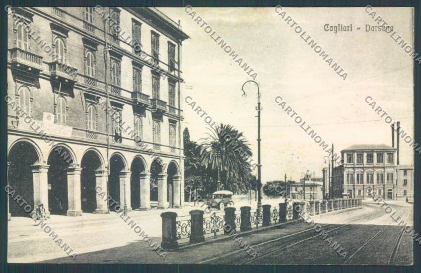 Cagliari città Darsena cartolina ZG0206 – fronte