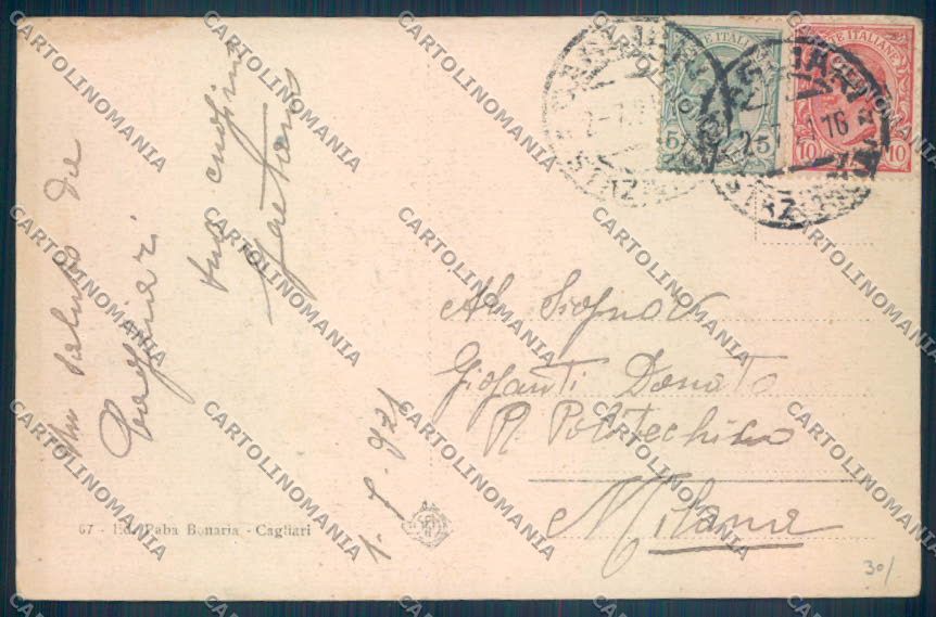Cagliari città cartolina ZG0209 – retro