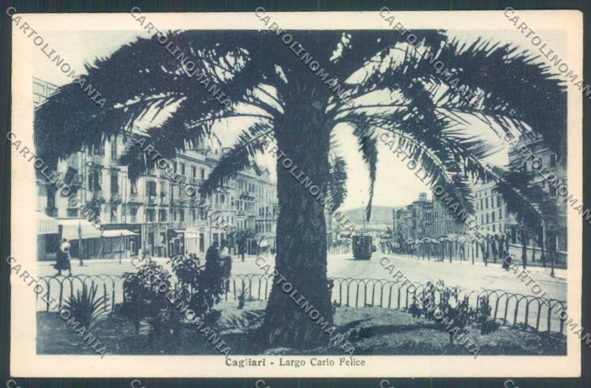 Cagliari città Largo Felice cartolina ZG0212 – fronte