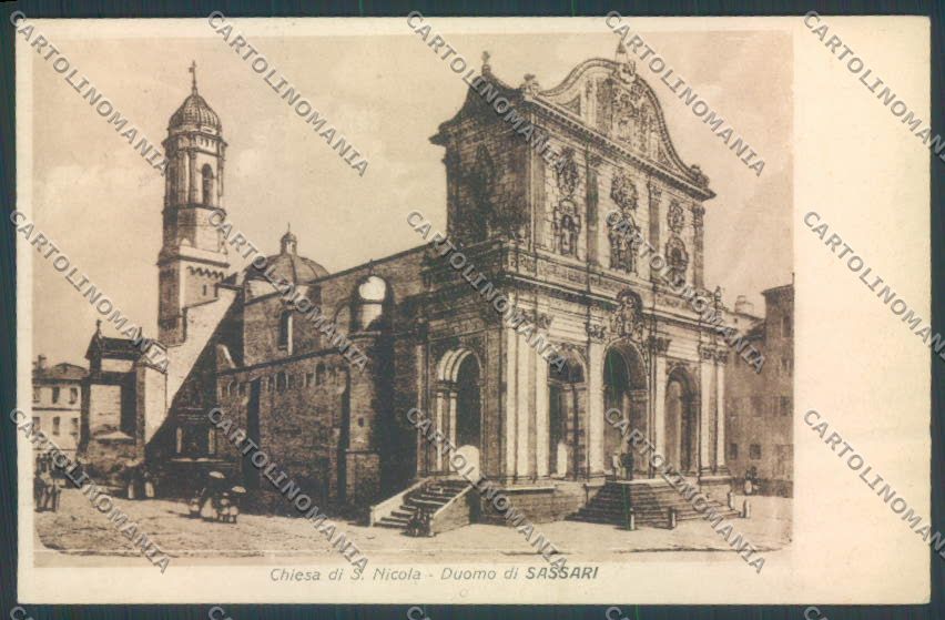 Sassari città Duomo cartolina ZG0218 – fronte