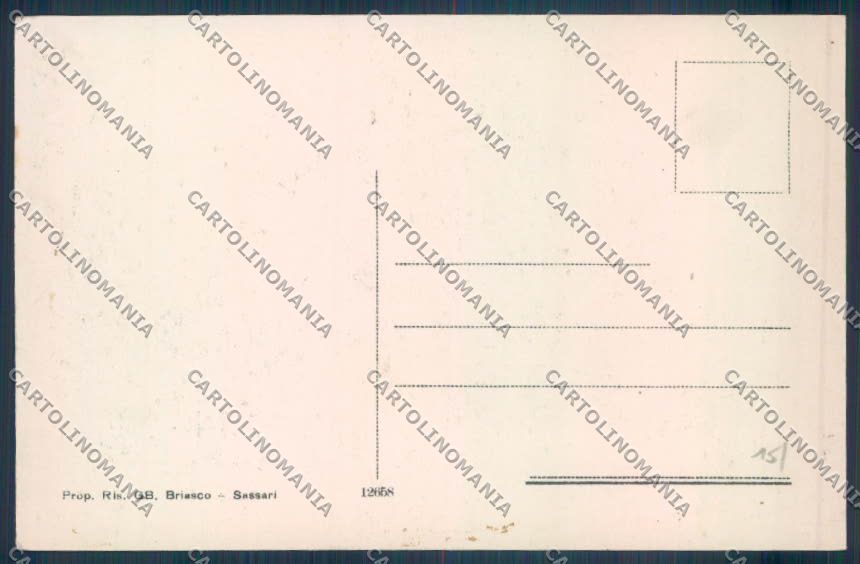 Sassari città cartolina ZG0222 – retro