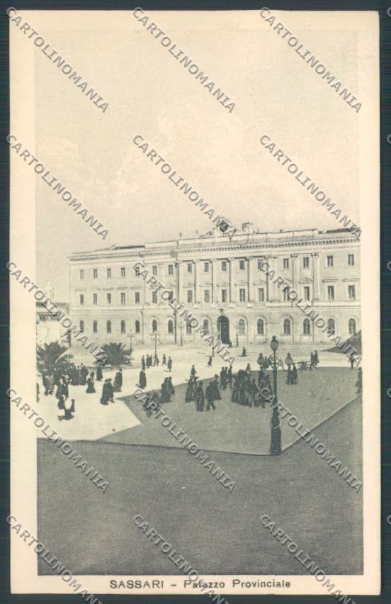 Sassari città Palazzo Provinciale cartolina ZG0230 – fronte