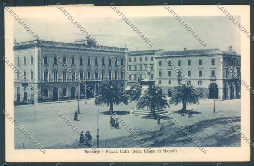 Sassari città Banca PIEGA cartolina ZG0231 – fronte