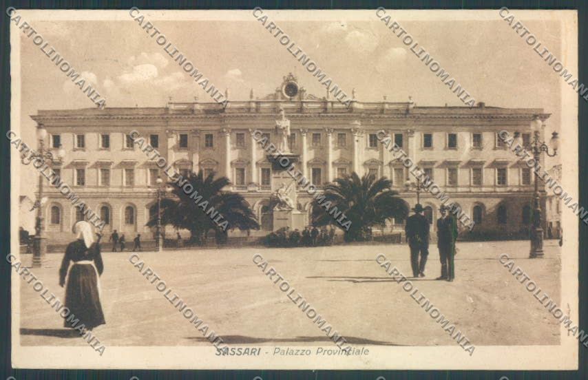 Sassari città Palazzo Provinciale cartolina ZG0233 – fronte