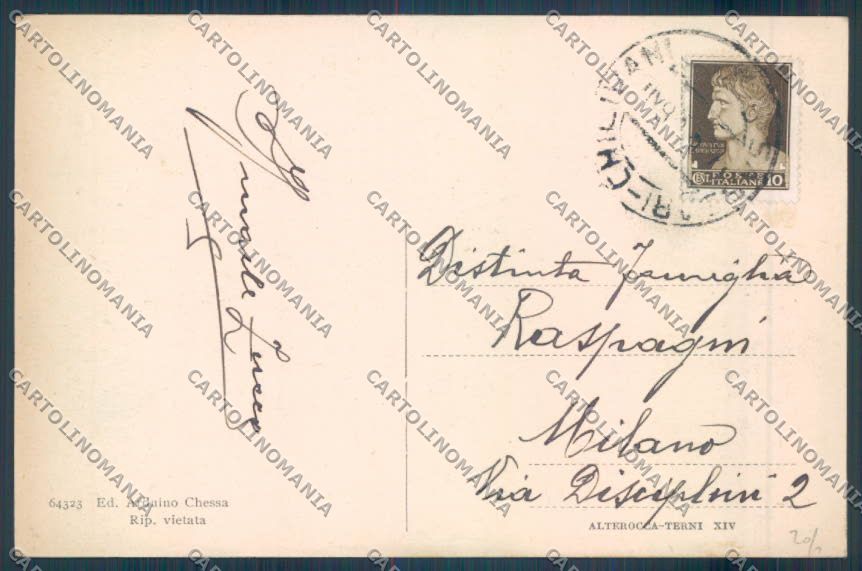 Sassari città cartolina ZG0237 – retro