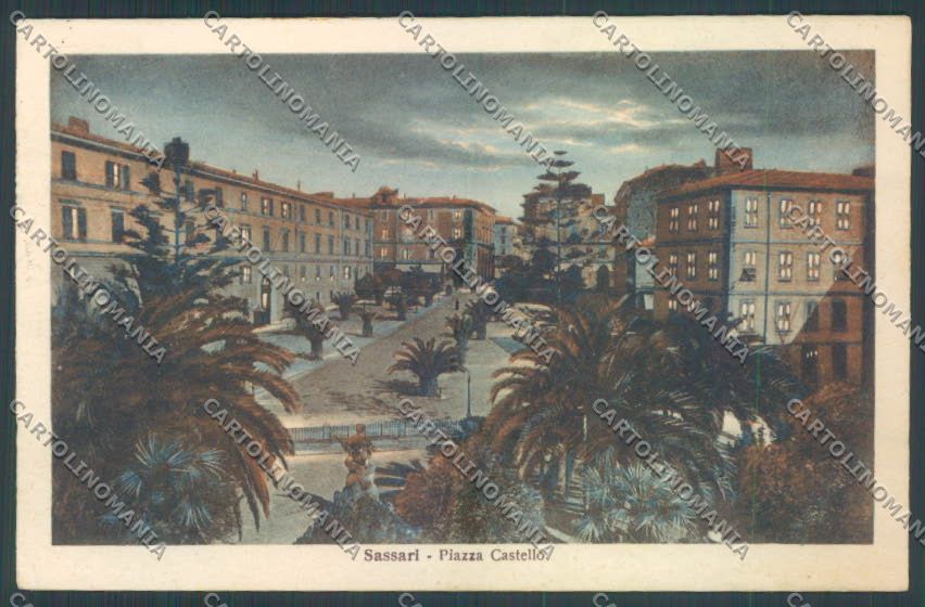 Sassari città Chiaro di Luna cartolina ZG0244 – fronte