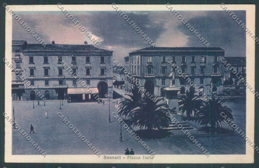 Sassari città Chiaro di Luna cartolina ZG0245 – fronte