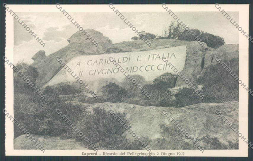 Sassari Caprera Garibaldi cartolina ZG0272 – fronte