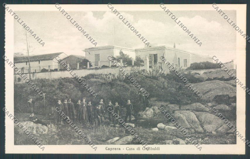 Sassari Caprera Garibaldi cartolina ZG0278 – fronte