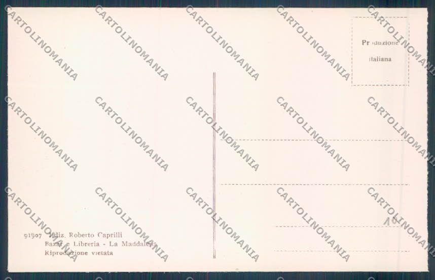 Sassari Caprera Garibaldi cartolina ZG0279 – retro