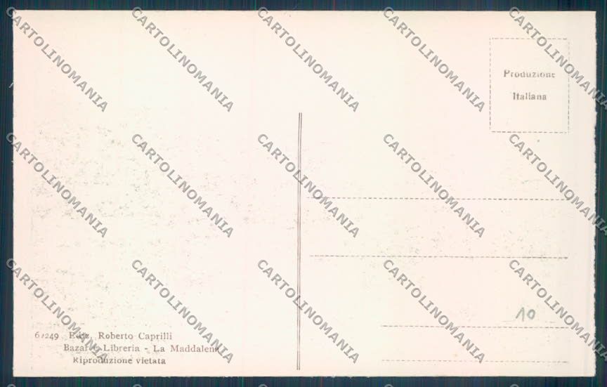 Sassari Caprera cartolina ZG0280 – retro