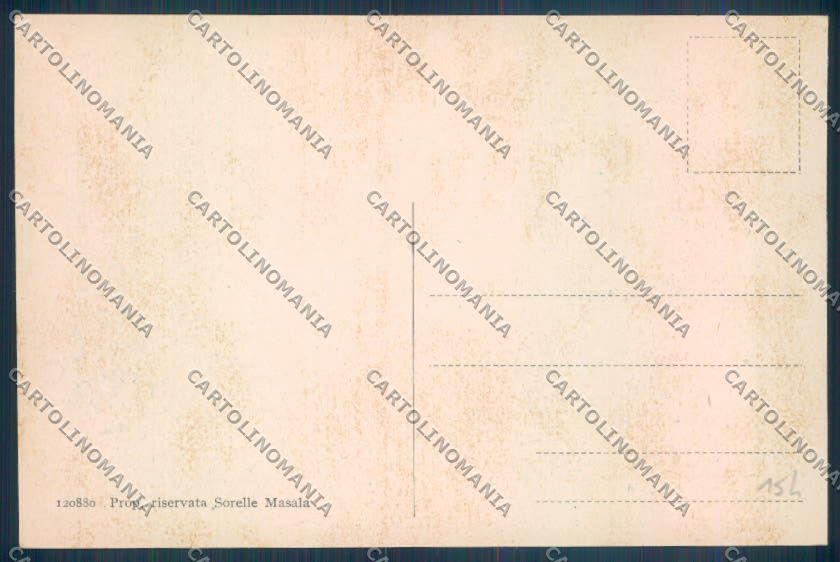 Sassari Caprera Garibaldi cartolina ZG0289 – retro