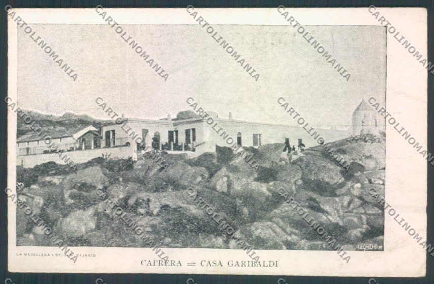 Sassari Caprera Garibaldi cartolina ZG0292 – fronte