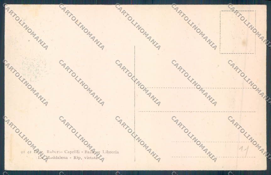 Sassari Caprera Garibaldi cartolina ZG0306 – retro