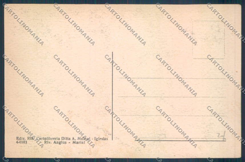 Cagliari Iglesias cartolina ZG0333 – retro