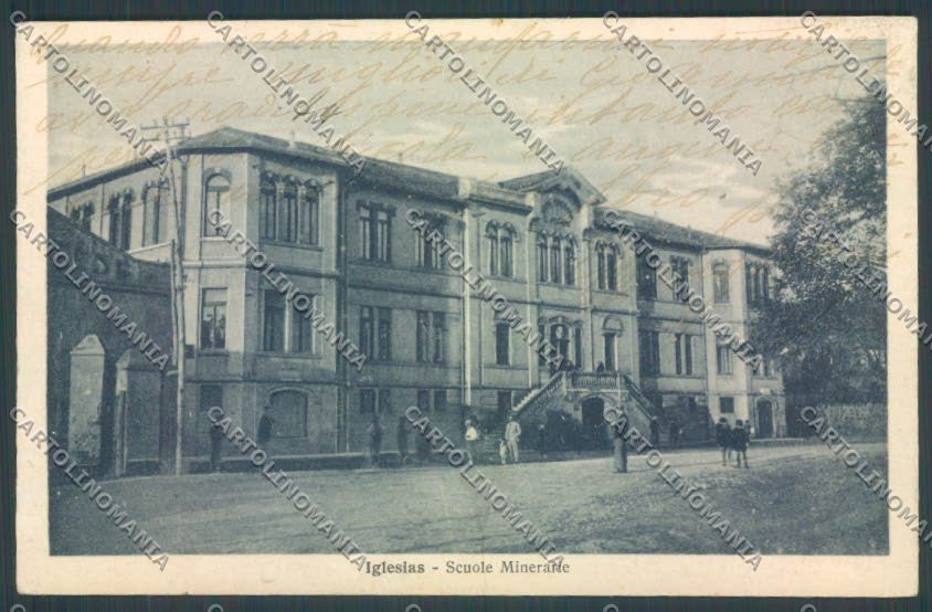 Cagliari Iglesias Scuole Minerarie Miniere cartolina ZG0335 – fronte