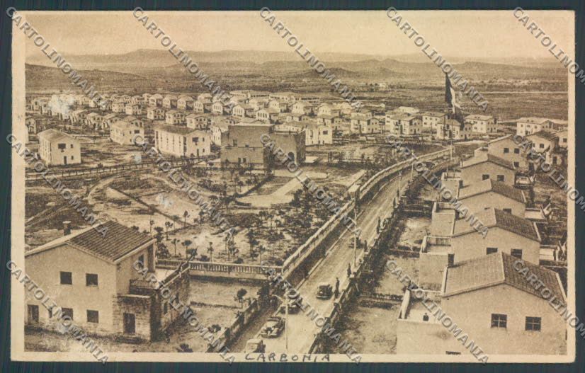Cagliari Carbonia ABRASA cartolina ZG0336 – fronte