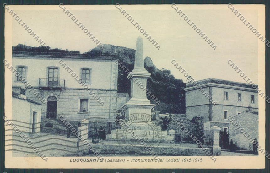 Sassari Luogosanto cartolina ZG0348 – fronte