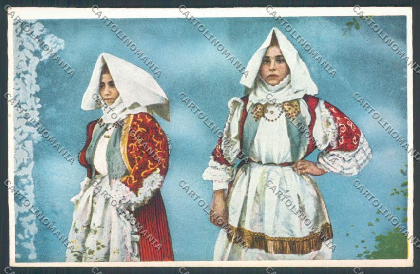 Sassari Costumi Sardi Sennori cartolina ZG0360 – fronte